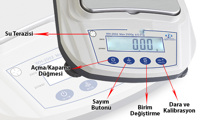 Weightlab WH-2002 Hassas Terazi 